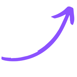 Curved purple arrow pointing to the Olivia callback form
